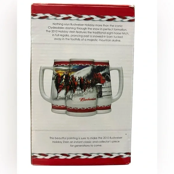 Budweiser Holiday Collectible Stein 2010 - Picture 3 of 12